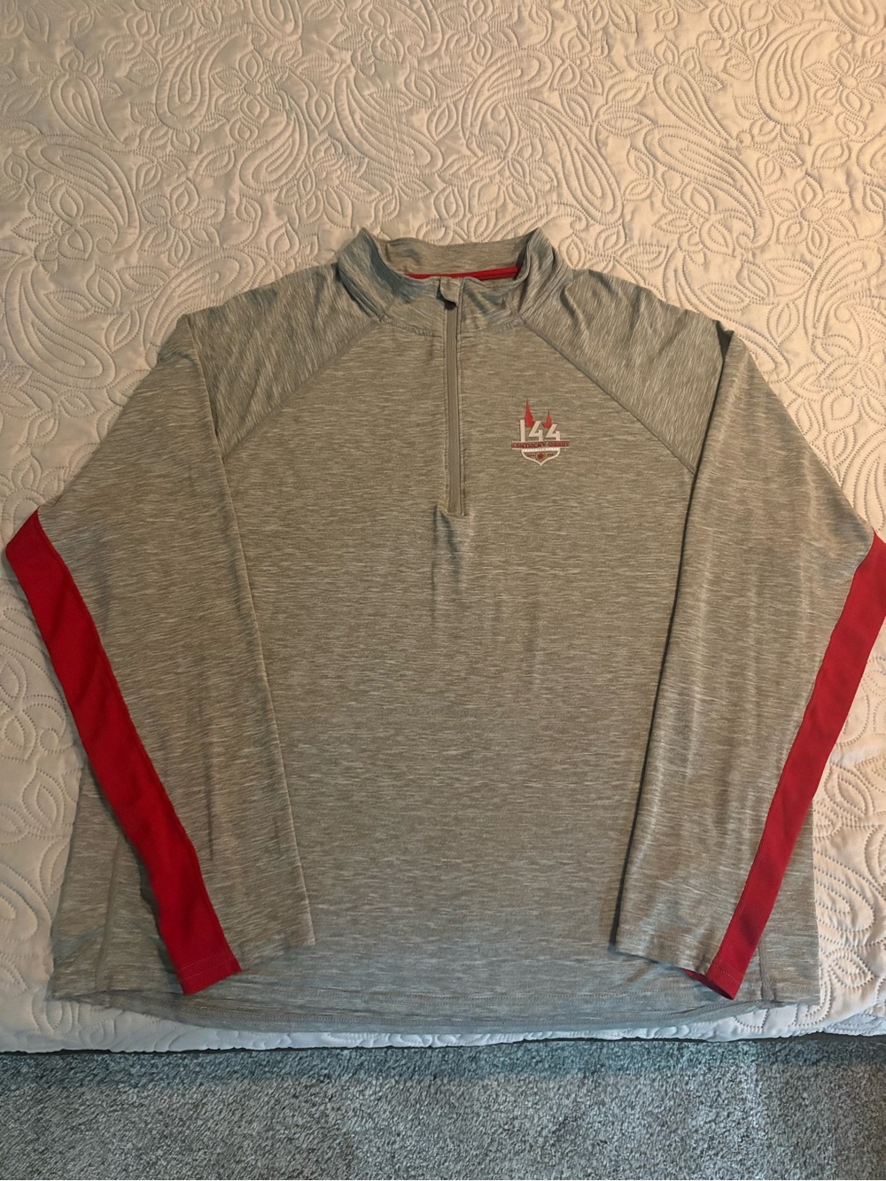 144th Kentucky Derby Quarter Zip Long Sleeve Lightweight Pullover By 47